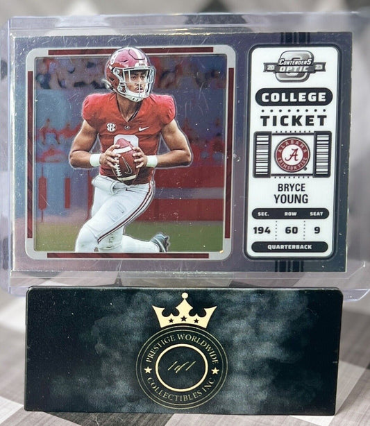 Bryce Young 2023 Chronicles Draft Picks Contenders Optic Silver #1 CAR Panthers