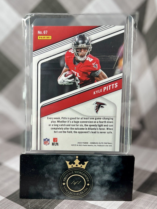 Kyle Pitts 2023 Panini Donruss Elite Orange /399 #67 Atlanta Falcons