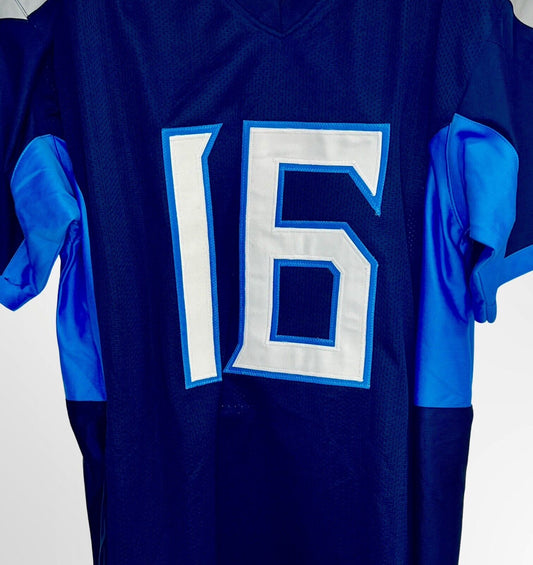 Treylon Burks Signed Auto Autograph Tennessee Titans Custom Jersey BAS COA