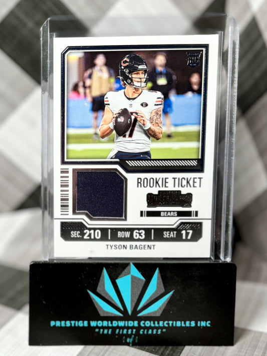 Tyson Bagent 2023 Panini Contenders Rookie Ticket Patch #TS34 Chicago Bears RC