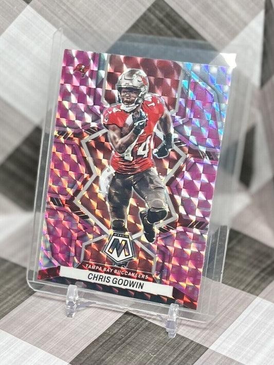 Chris Godwin 2022 Mosaic NFL Camo Pink Mosaic #185 - Tampa Bay Buccaneers SP