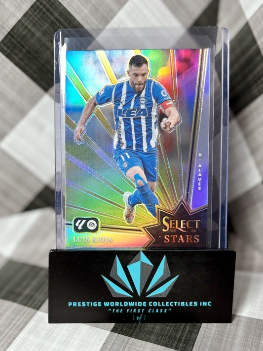 Luis Rioja 2023-24 Panini Select La Liga Stars Silver #17 Deportivo Alaves
