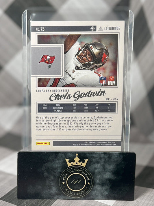 Chris Godwin 2023 Panini Luminance Gold Base Parallel /250 #75 TB Buccaneers SP