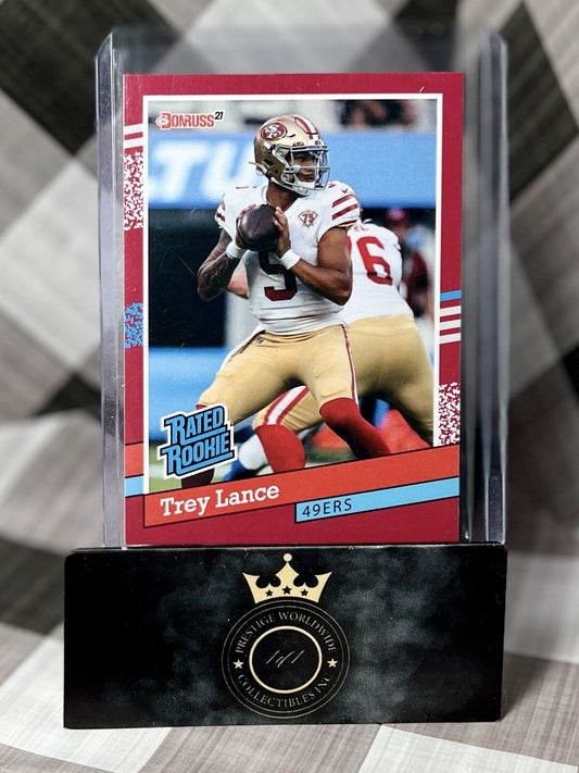 Trey Lance 2021 Panini Instant Rated Rookie Retro RC 1st Print 1/2231 #BW3 49ers