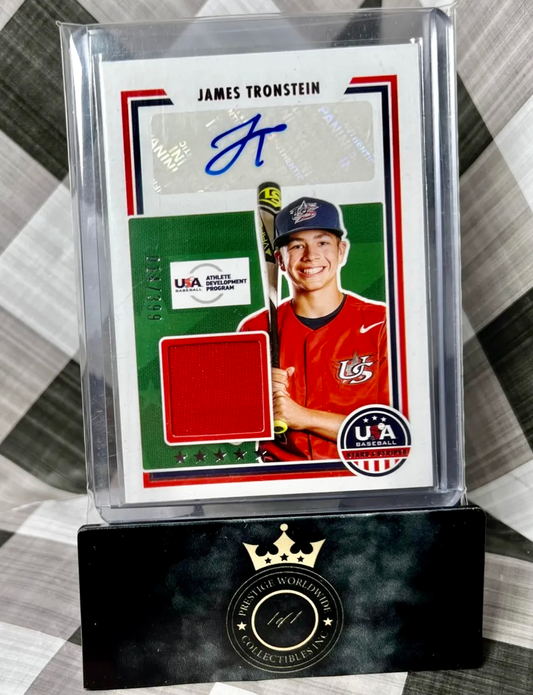 James Tronstein 2022 USA Baseball RPA /399 #SSS-JT