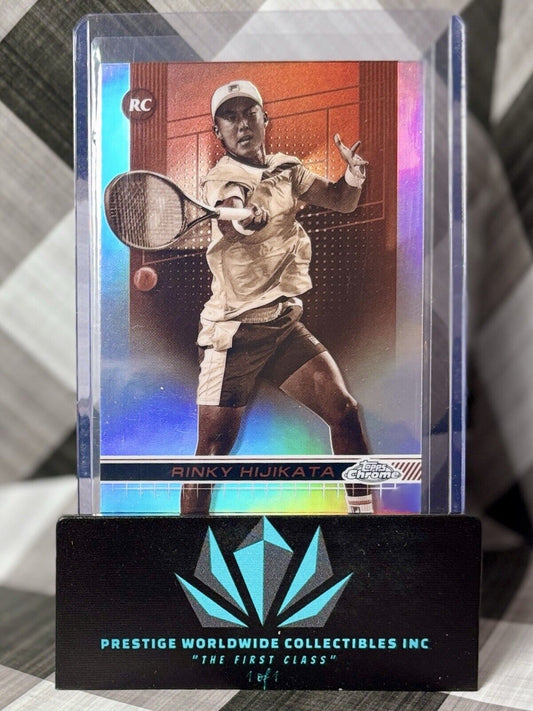 Rinky Hijikata 2024 Topps Chrome Tennis Sepia Refractor Rookie #134 Tennis RC