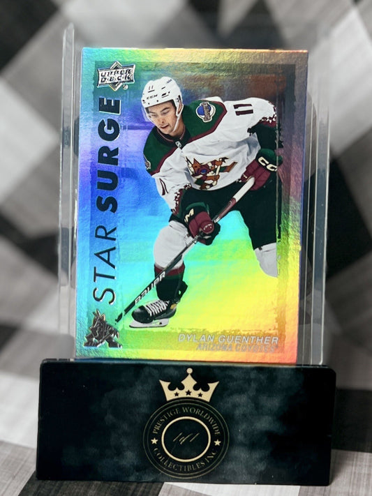 Dylan Guenther 2023-24 Upper Deck Series 1 Star Surge #SS-28 Arizona Coyotes