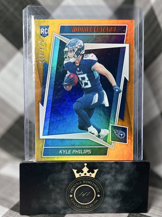 Kyle Philips 2022 Panini Rookies & Stars Orange Rookie /175 #158 - TEN Titans RC