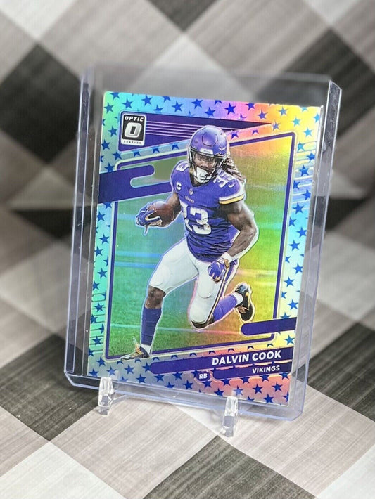 Dalvin Cook 2021 Donruss Optic Holo Silver Stars #98 - Minnesota Vikings SSP FSU