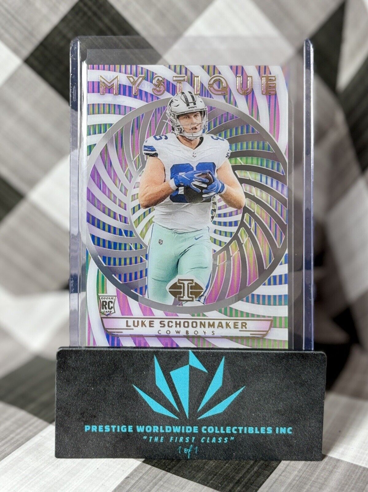 Luke Schoonmaker 2023 Panini Illusions Mystique Rookie #23 Dallas Cowboys RC