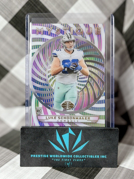 Luke Schoonmaker 2023 Panini Illusions Mystique Rookie #23 Dallas Cowboys RC