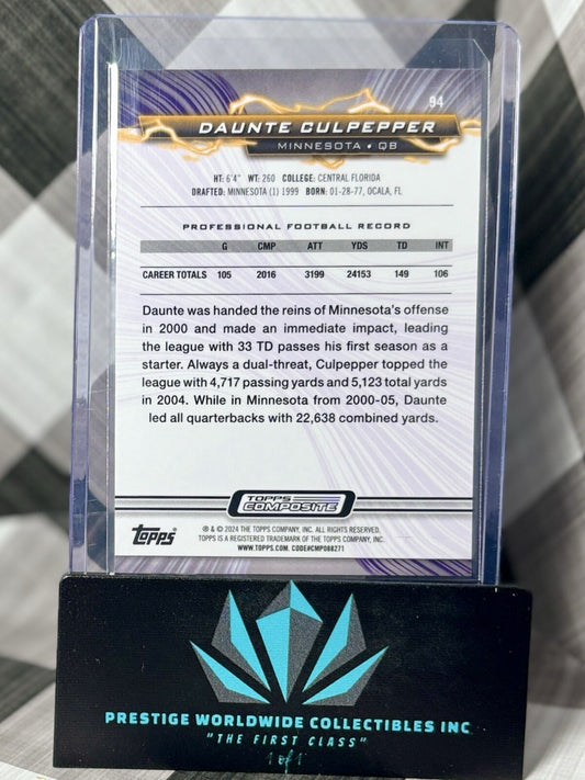 Daunte Culpepper 2023 Topps Composite Resurgence Prism Refractor #94 MN Vikings