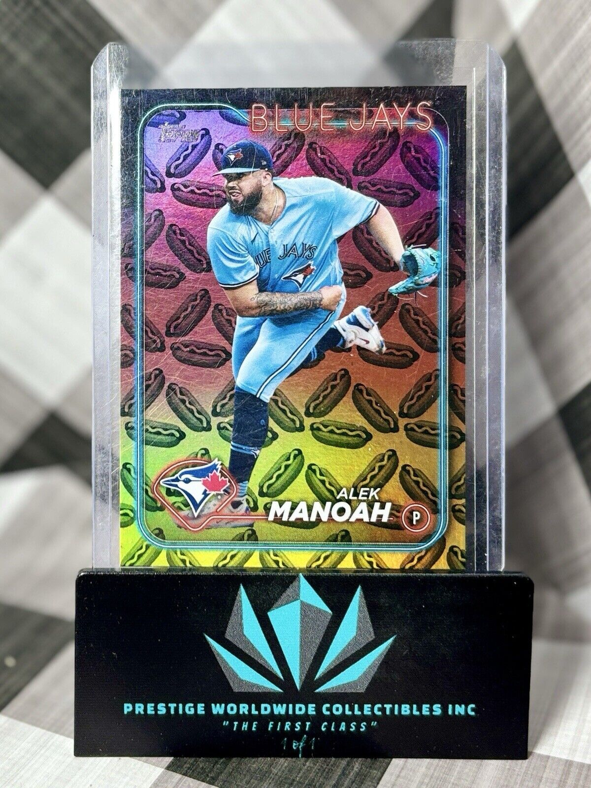 Alek Manoah 2024 Topps Series 2 Hot Dog Foil SP #675 Toronto Blue Jays