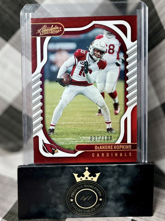 DeAndre Hopkins 2022 Panini Absolute Red Foil /100 #7 - Arizona Cardinals