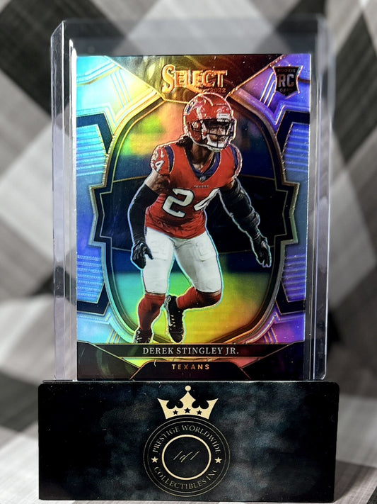Derek Stingley Jr 2022 Select Silver Prizm Rookie Concourse #48 HOU Texans RC