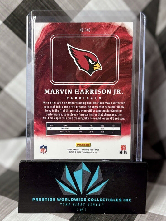 Marvin Harrison Jr. 2024 Panini Origins Rookie #148 Arizona Cardinals RC