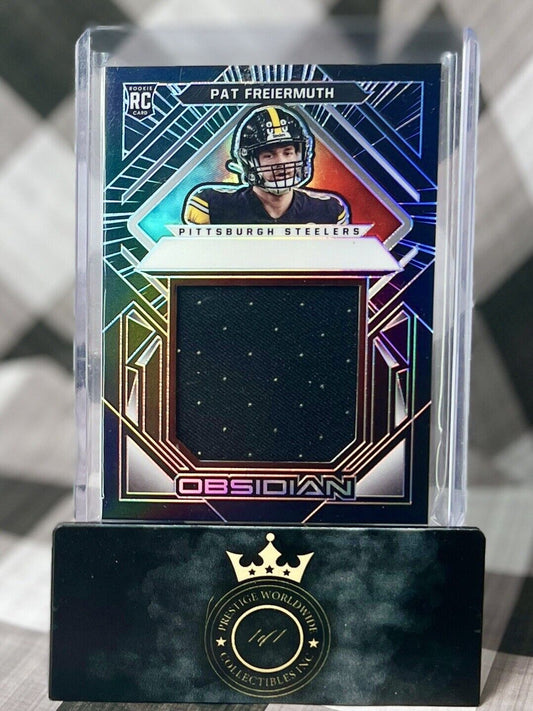 Pat Freiermuth 2021 Obsidian Rookie Patch Volcanic Materials /100 #VMPF Steelers