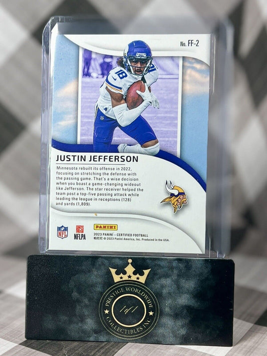 Justin Jefferson 2023 Panini Certified Franchise Foundations Holo #FF-2 Vikings