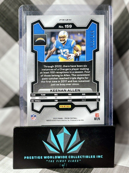 Keenan Allen 2023 Panini Prizm Red Wave Prizm /149 #159 LA Chargers & Bears