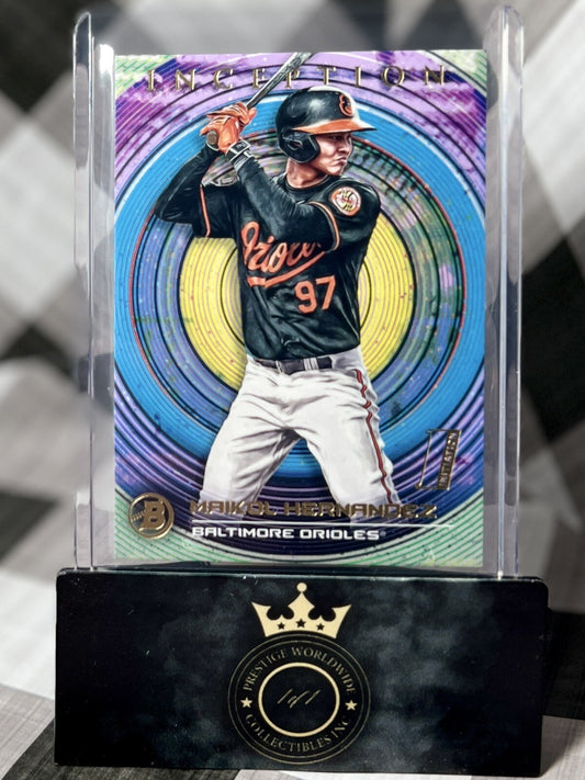MAIKOL HERNANDEZ 2022 Bowman Inception Initiation Rookie #67 Baltimore Orioles
