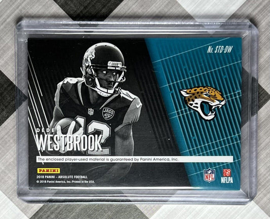 Dede Westbrook 2018 Absolute Tools of the Trade #'d /49 - Jaguars Card No.STD-DW