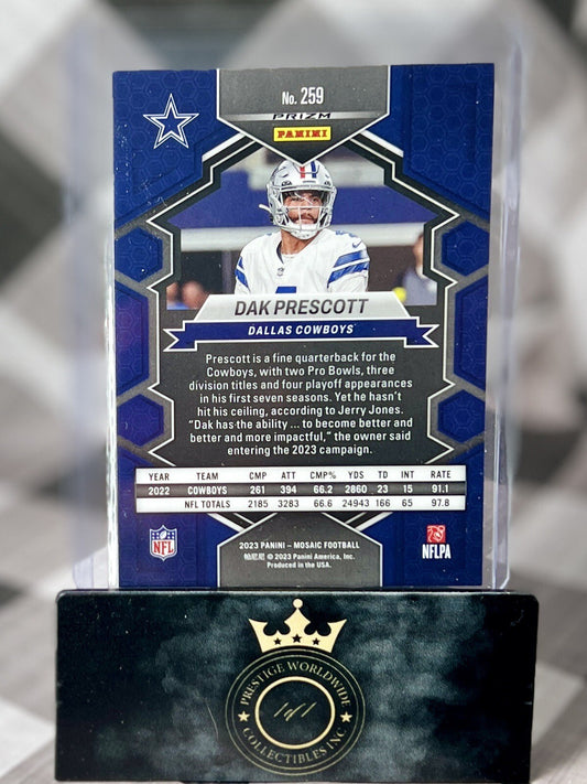 Dak Prescott 2023 Mosaic Pink Camo National Pride Prizm #259 Dallas Cowboys