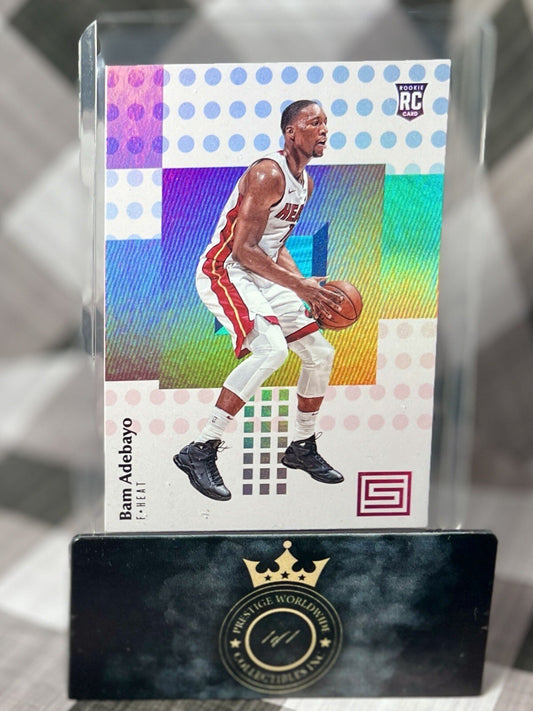 Bam Adebayo 2017-18 Panini Status Basketball Rookie #132 Miami Heat RC Kentucky