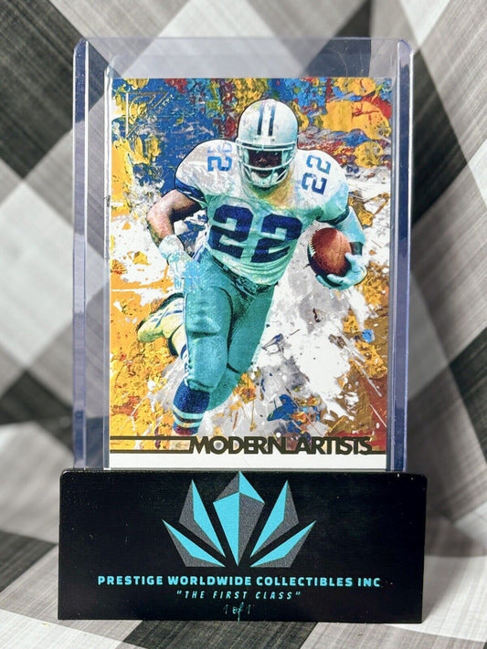 Emmitt Smith 2023 Topps Composite Gallery Modern Artists #MA-13 Cowboys