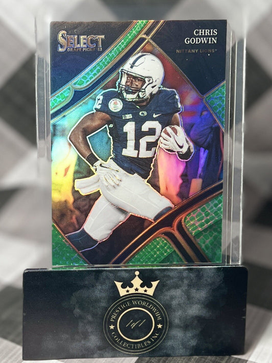 Chris Godwin 2023 Panini Select Green Dragon Scale #169 Penn St & TB Buccaneers