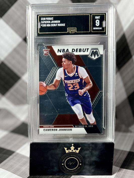 Cameron Johnson 2019-20 Mosaic NBA Debut Rookie GMA 9 #265 MINT Suns RC