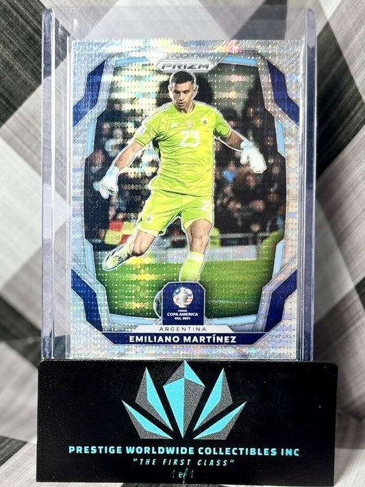 Emiliano Martinez 2023-24 Prizm Copa America Silver Pulsar Prizm #8 Argentina