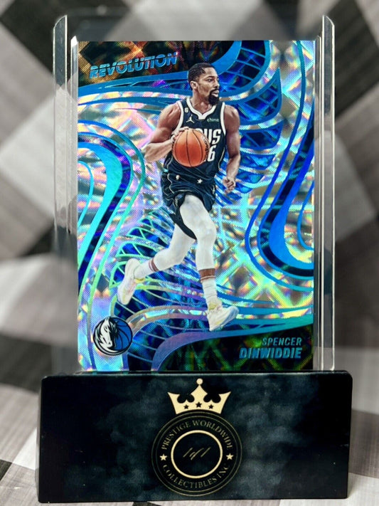 SPENCER DINWIDDIE 2022-23 REVOLUTION FUTURE FRAME /60 #50 DALLAS MAVERICKS SP