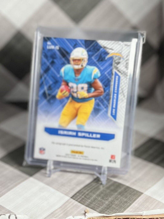 Isaiah Spiller 2022 XR Luminous Endorsements Rookie Auto /99 #LUM-IS Chargers RC