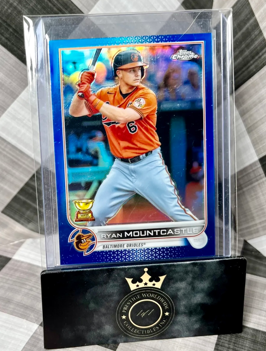 Ryan Mountcastle 2022 Topps Chrome Blue Refractor /150 #109 - Orioles