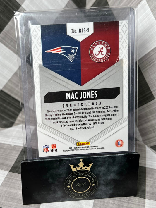 Mac Jones 2021 Phoenix Silver Rookie Rising RC