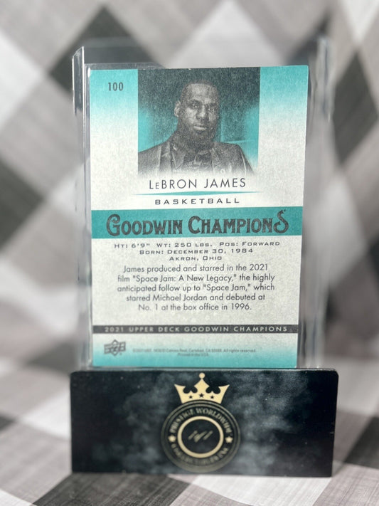LeBron James 2023 Upper Deck Goodwin Champions Variation #100 Los Angeles Lakers