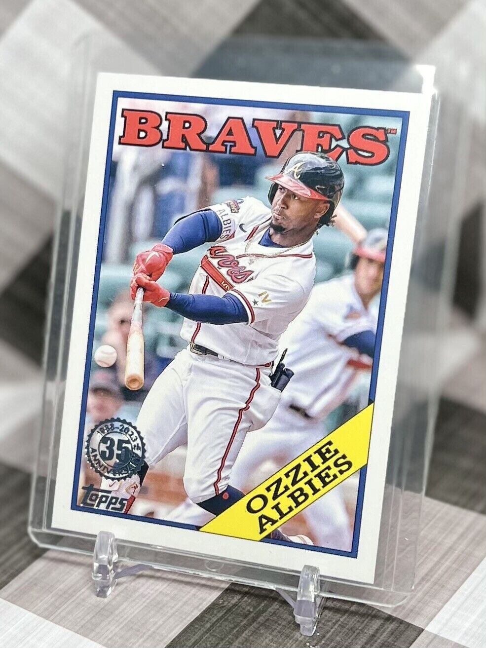 Ozzie Albies 2023 Topps Series 1 1988 35th Anniversary #T88-63 - Atlanta Braves