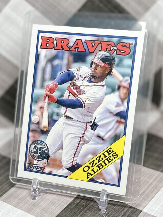 Ozzie Albies 2023 Topps Series 1 1988 35th Anniversary #T88-63 - Atlanta Braves
