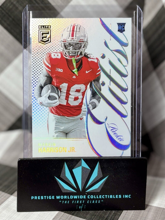 Marvin Harrison Jr. 2024 Panini Donruss Elite Rookie Elitist #9 Cardinals RC