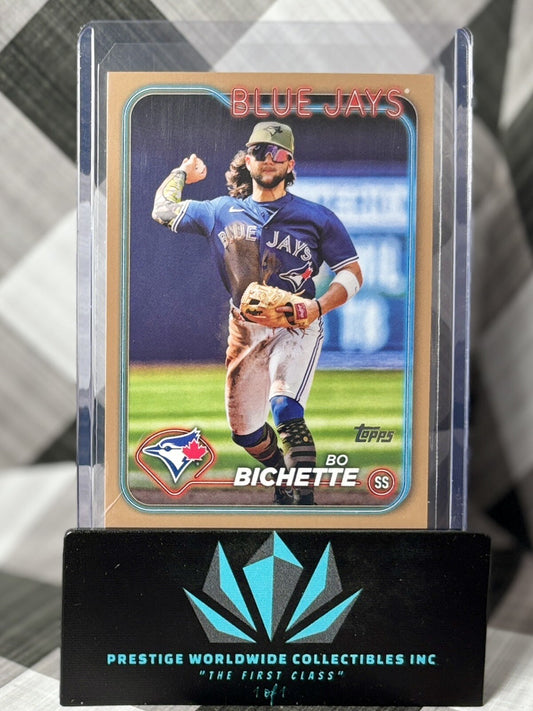 Bo Bichette 2024 Topps Series 2 Gold Border /2024 #563 Toronto Blue Jays
