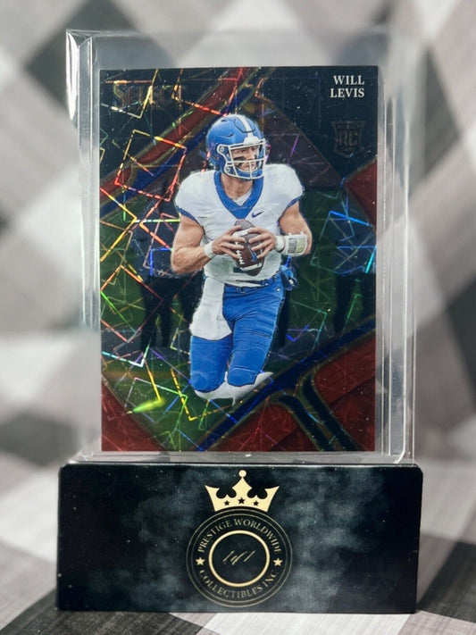 Will Levis 2023 Select Draft Picks Rookie Red Laser #103 Tennessee Titans RC