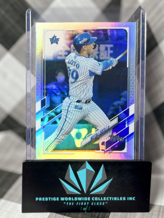Neftali Soto 2021 Topps NPB Japan Rainbow Foil /150 #121 Yokohama Baystars