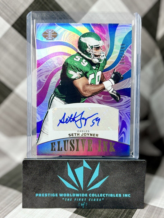 Seth Joyner 2023 Panini Illusions Elusive Ink Auto /299 #EI-SJO PHI Eagles HOF