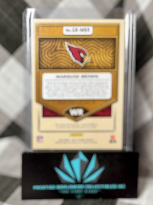 Marquise Brown 2022 Gold Standard Gold Rush Patch /299 #GR-MBR AZ Cardinals