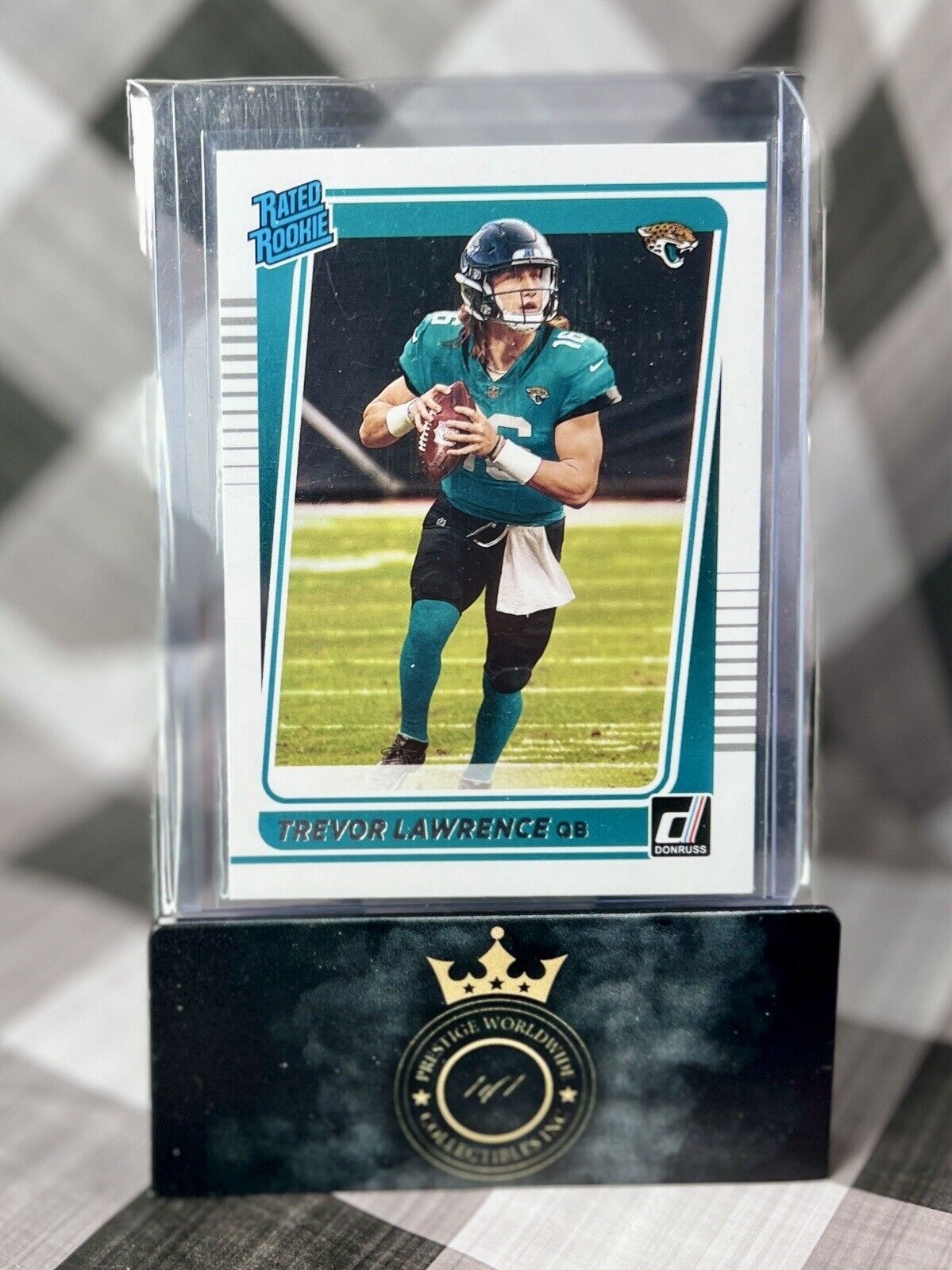 Trevor Lawrence 2021 Panini Donruss Rated Rookie #251 Jacksonville Jaguars RC