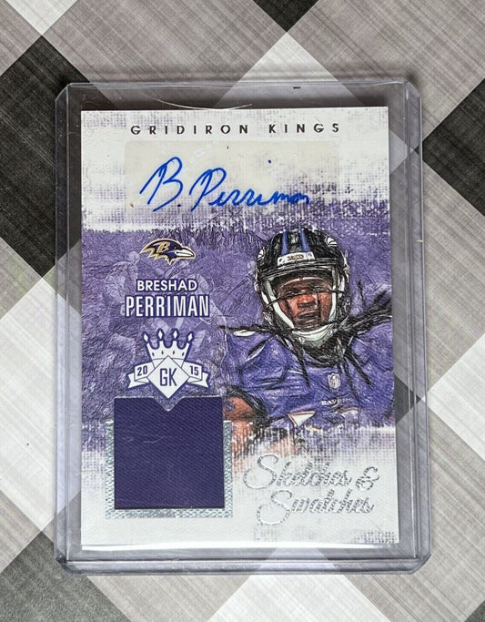 Breshad Perriman 2015 Panini GK Sketches & Swatches Rookie Patch Auto /249 #SKBP