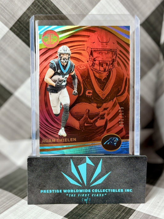 Adam Thielen 2023 Illusions Red Foil /175 #14 Carolina Panthers & SF 49ers SP