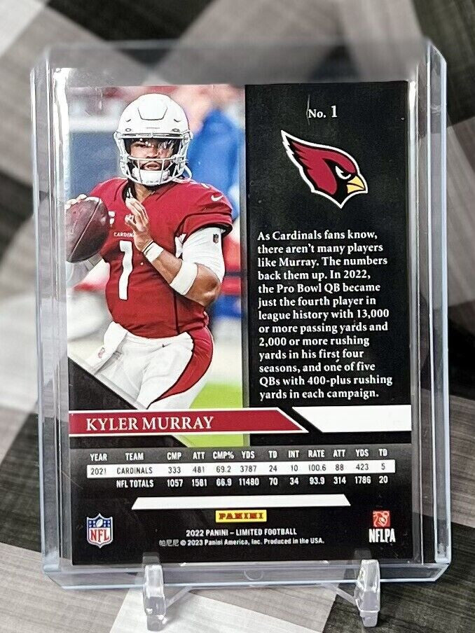 Kyler Murray 2022 Panini Limited Base #1 - Arizona Cardinals QB