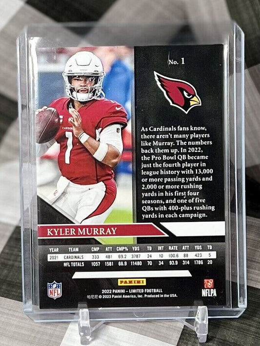 Kyler Murray 2022 Panini Limited Base #1 - Arizona Cardinals QB