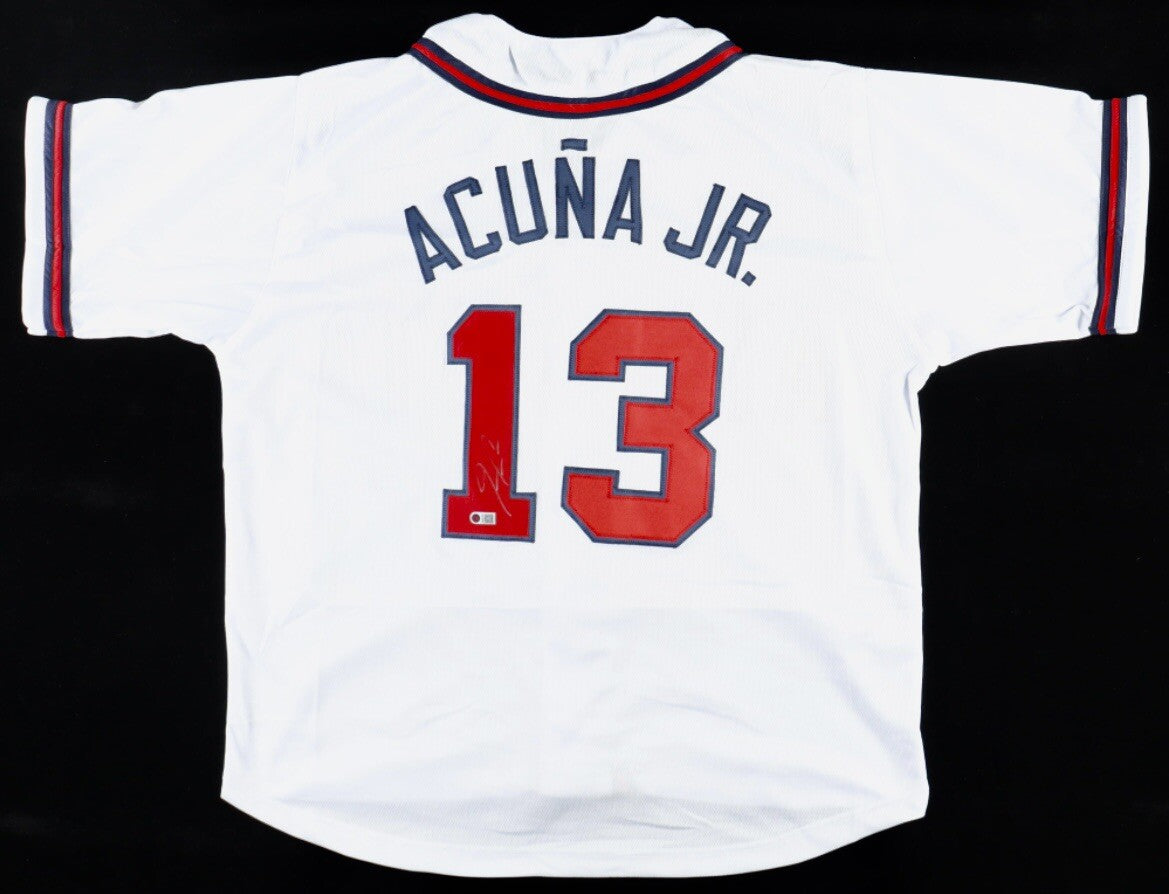 Ronald Acuna Jr. Autographed Signed Atlanta Braves Jersey w/ Acuna COA